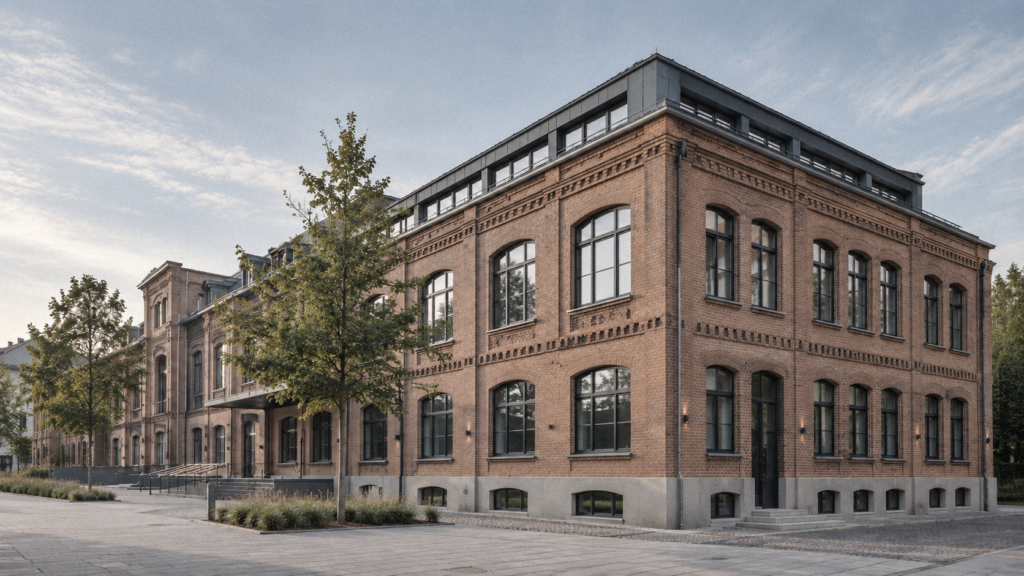 Revitalisiertes Industriegebäude im Bestand